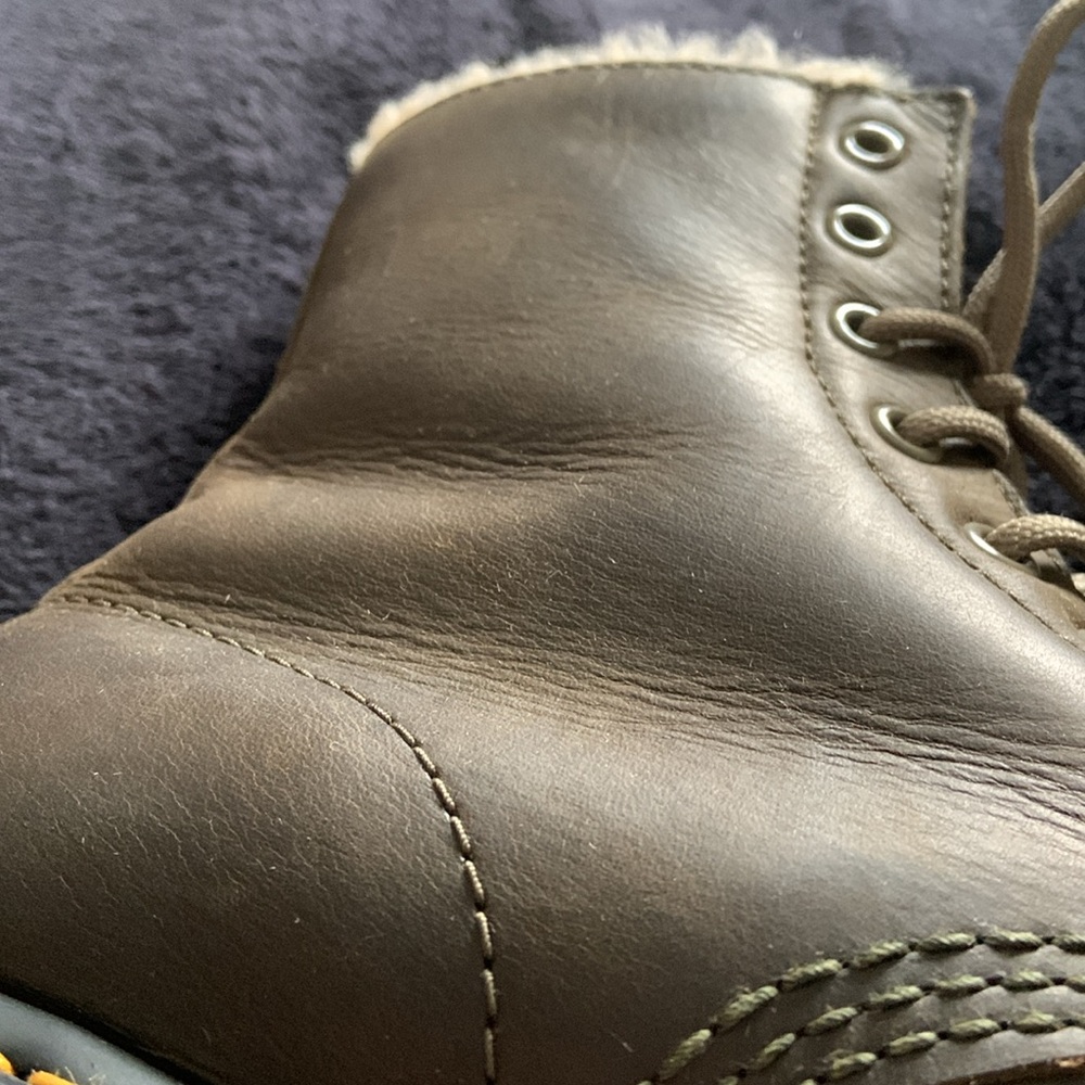 Dr. Martens 1460 Serena 8 Eye Boot Olive - Picture 5 of 12